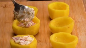 Могу поспорить, что это лучший рецепт фаршированного картофеля, который вы пробовали!