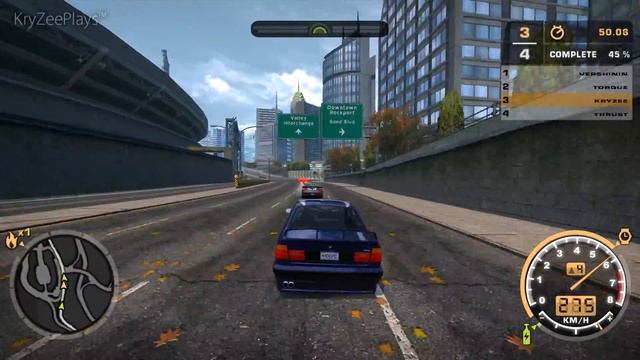 NFS Most Wanted | 1995 BMW M5 E34 Mod Gameplay [1440p60]