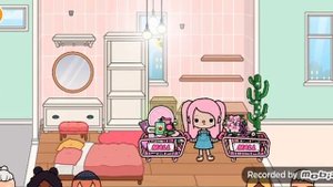 //Комната в розовом цвете//toca boca//