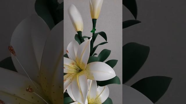 Лилия светильник своими руками, высота 180см смотреть онлайн