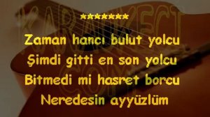 AY YÜZLÜM (karaoke)
