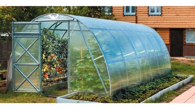 Теплица из оцинк.профиля «Дачная-Оптима»-6м (Воля) + поликарбонат обзор твп136 смотреть онлайн