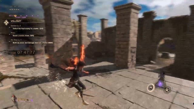 Forspoken Fallen Temple enemy challenge PC 4K RTX4090 смотреть онлайн