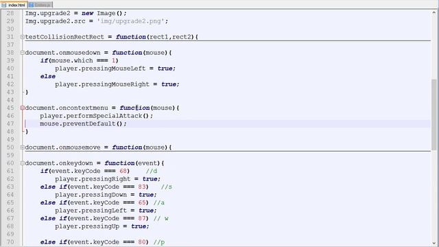 22- Making HTML5 Game: Hp Bar, Auto-Shooting & Static Class Functions. Javascript Tutorial Guide
