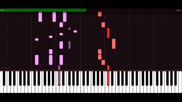 Domestic na Kanojo OP - Kawaki wo Ameku | [Piano Tutorial] (Synthesia) 「ピアノ」 смотреть онлайн