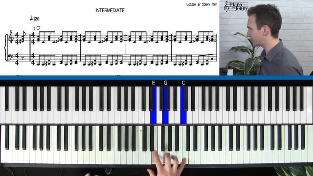 The coolest Rock n' Roll Piano Groove! Quick Tip / Lesson by Jonny May смотреть онлайн