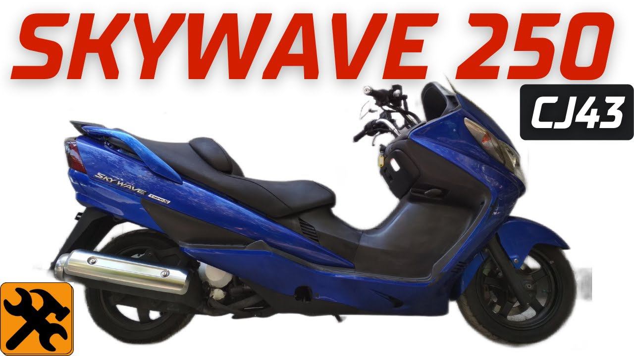 Suzuki Skywave 250 - обслуживание - масло, фильтры, лампы смотреть онлайн