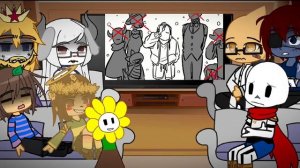Undertale reac to Dust sans | bad english ☠️| cringe ☠️??|
