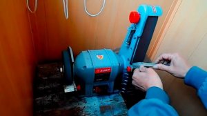 Изготовление клинков на гриндере от ЗУБРА часть 1