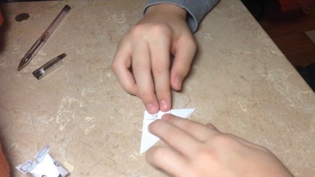 Оригами надувной заяц.