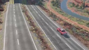 Машина против Гигантского пандуса