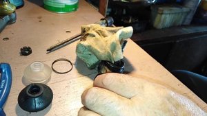 Ревизия рулевого наконечника, Таврия.