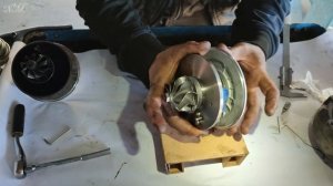 Замена картриджа на турбине bmw e39