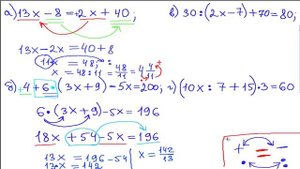 Математика 5-6 класс: Как решать линейные уравнения