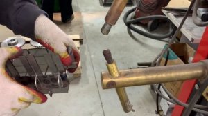 Контактная сварка. Производство вешалки. Нержавеющий прут 3 мм