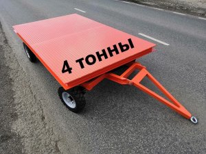 Грузовые тележки-прицепы VolkTech грузоподъемностью 4000 кг и 2000 кг