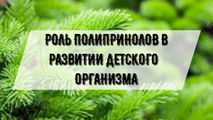 Роль полипренолов в развитии детского организма