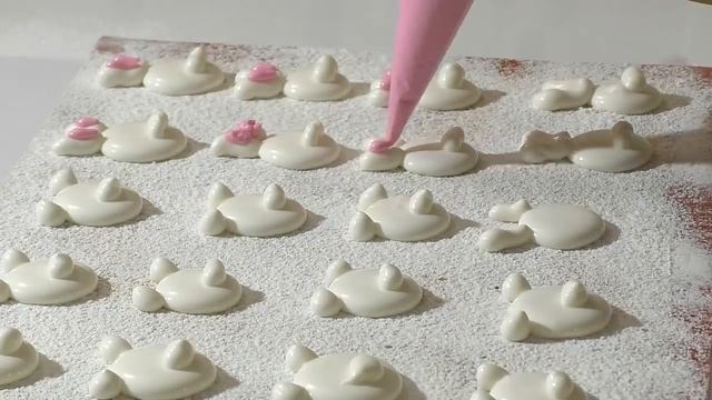 МОРДАШКИ ИЗ МАРШМЕЛЛОУ для напитков пошаговый рецепт /// Olya Tortik Домашний Кондитер
