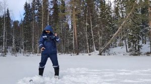 Рыбалка на озере Долгое.