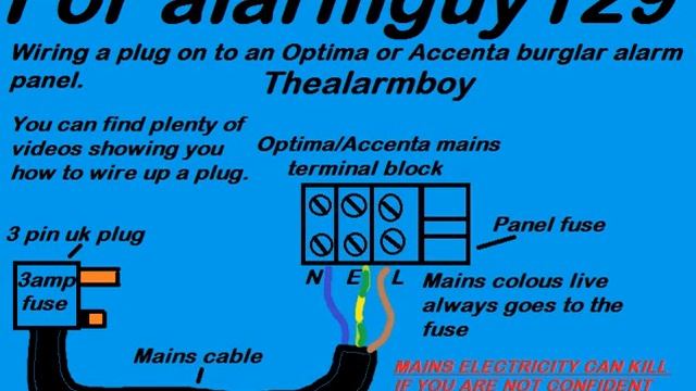 AccentaOptima mains wiring