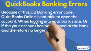 How To Fix QuickBooks Banking Error (Official Help Service)