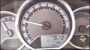 тоёта Королла максимальная скорость