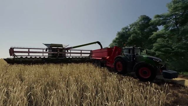FS19 Первая пробная уборка урожая на карте Кошмак,  Claas Lexion 7700, Fendt 1050, Scania V8, MAN смотреть онлайн