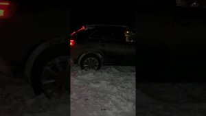 Ауди Q3 в снегу