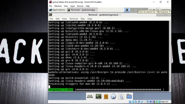 Oracle VirtualBox Debian Guest Additions смотреть онлайн