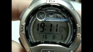 Настройка часов Casio W-753D-1AVEF