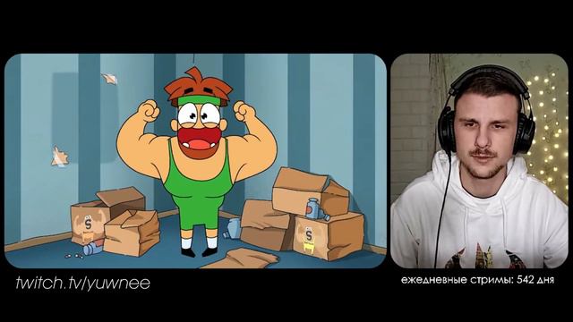 Юни смотрит Что если употреблять стероиды вместо еды? \ Арнольд смотреть онлайн