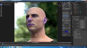 создание лица человека в реальном времени.