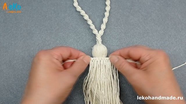 Как сделать кутас в технике макраме своими руками. смотреть онлайн