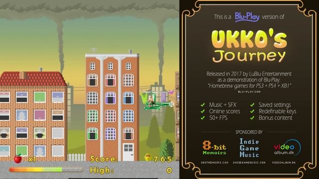 "Ukko's Journey" Blu-Play version - Blu-ray Disc Java homebrew game running on PS3 + PS4 + Xbox One смотреть онлайн