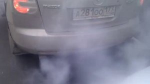 Так работает неисправная турбина Mazda Cx7