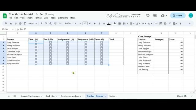 Supercharge Google Sheets with Checkboxes
