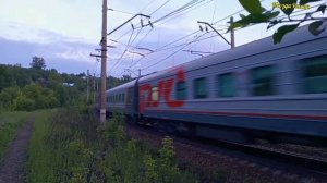 Пассажирский поезд "Анапа - Томск 204с" 23.06.2023