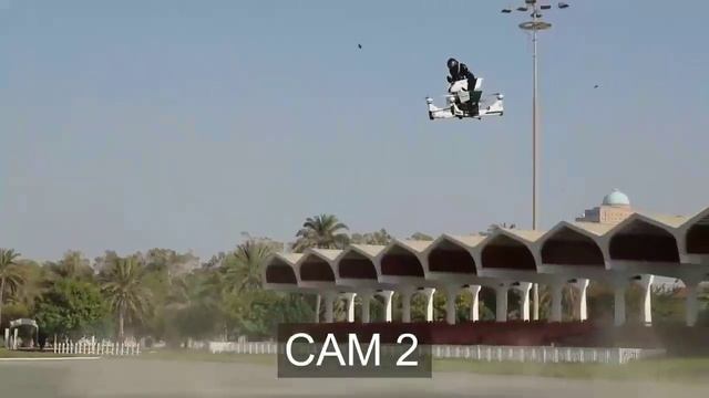 Падение летающего мотоцикла Hoversurf смотреть онлайн