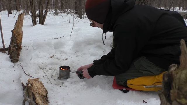 Эксперимент с макетом туристической печки смотреть онлайн