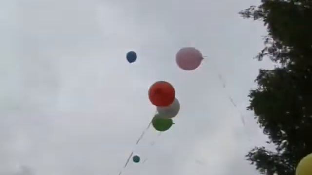 Дети выпускают шары. Выпускной 2014 год смотреть онлайн