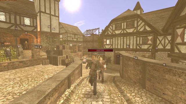 Gothic 2 Мод Архолос.Часть 8.Город.Фрида.Матвей.Чистка улиц.Маги Воды.Жаровни трущоб.Книга шахмат.