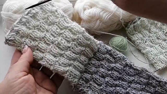 Носки "шахматной резинкой" 🧦😊 #носкиспицами  #каксвязатьноски
