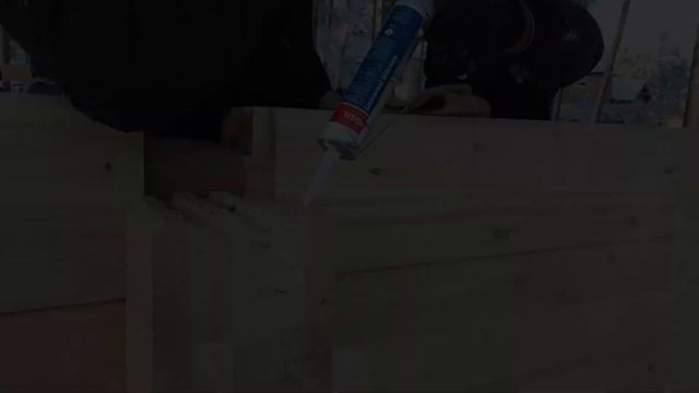 СБОРКА СОВРЕМЕННОЙ БАНИ ИЗ КЛЕЕНОГО БРУСА