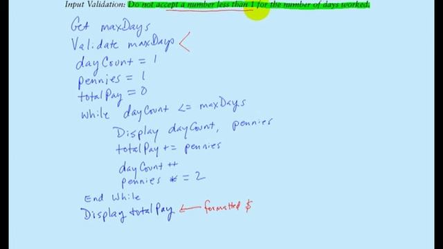 Chap04 Vid02 The Pennies for Pay Problem смотреть онлайн