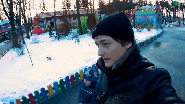 ВЛОГ В ПАРКЕ ГОРЬКОГО и ПРО ЛЮБОВЬ НА МОРОЗЕ SkyVlad в Харькове