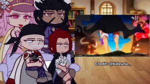 past yonkou react to luffy