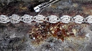 Пайка серебряной цепочки плетение орех. Как паять цепочку орех