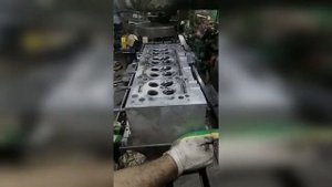 Фрезеровка ГБЦ. Мерседес спринтер.. станок 6н 13 п