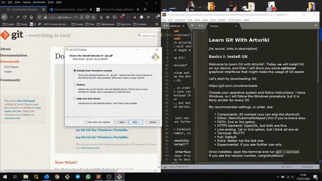 Learn Git with Arturiki - Basics I: Install Git смотреть онлайн