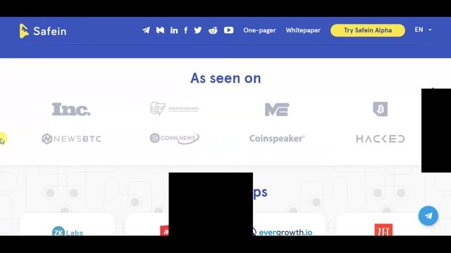 [ICO] Safein - Платежные услуги на blockchain смотреть онлайн